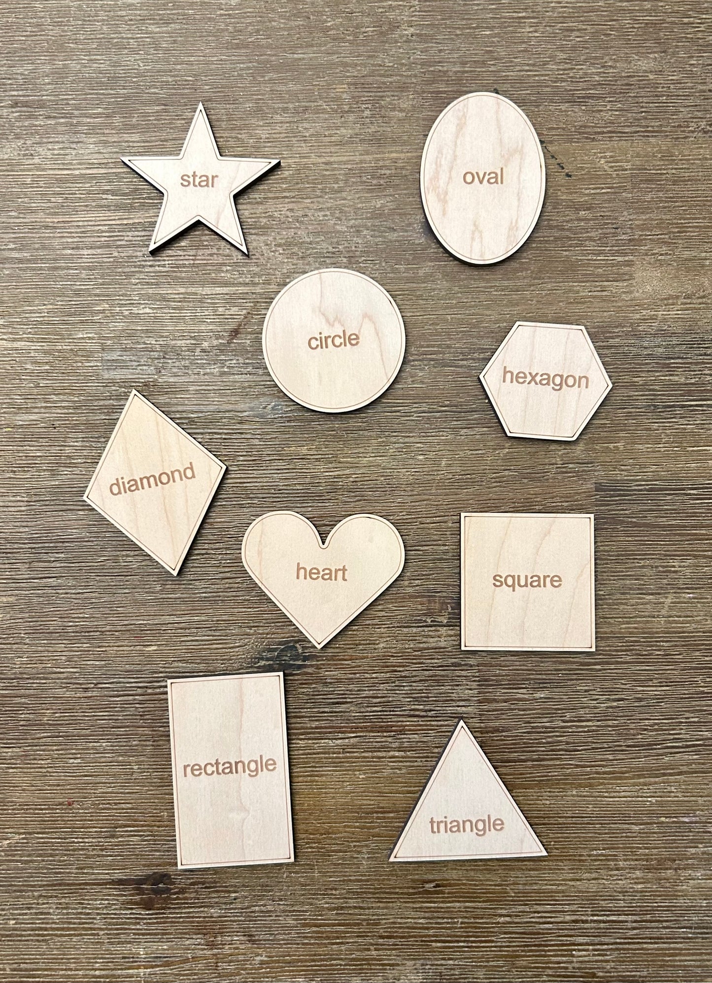 Wooden Shapes