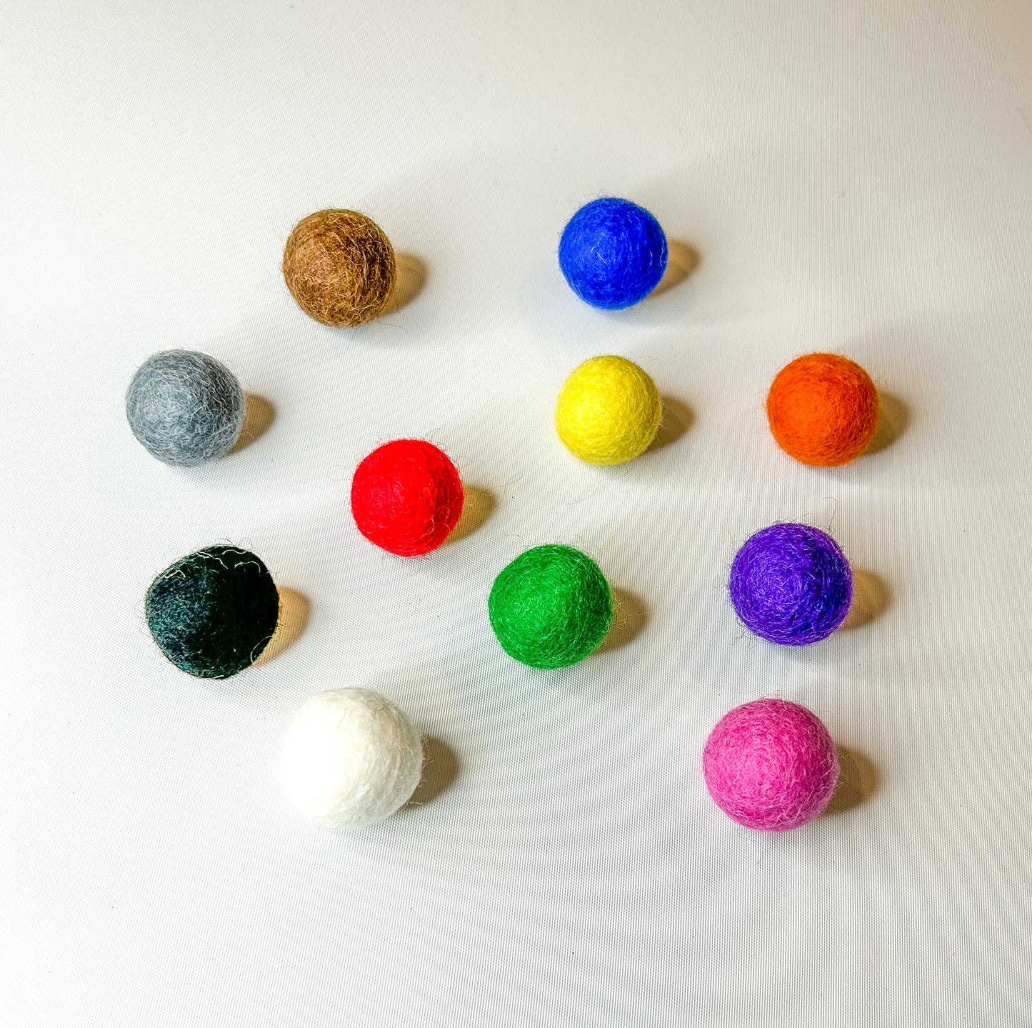 Basic Colour Felt Balls