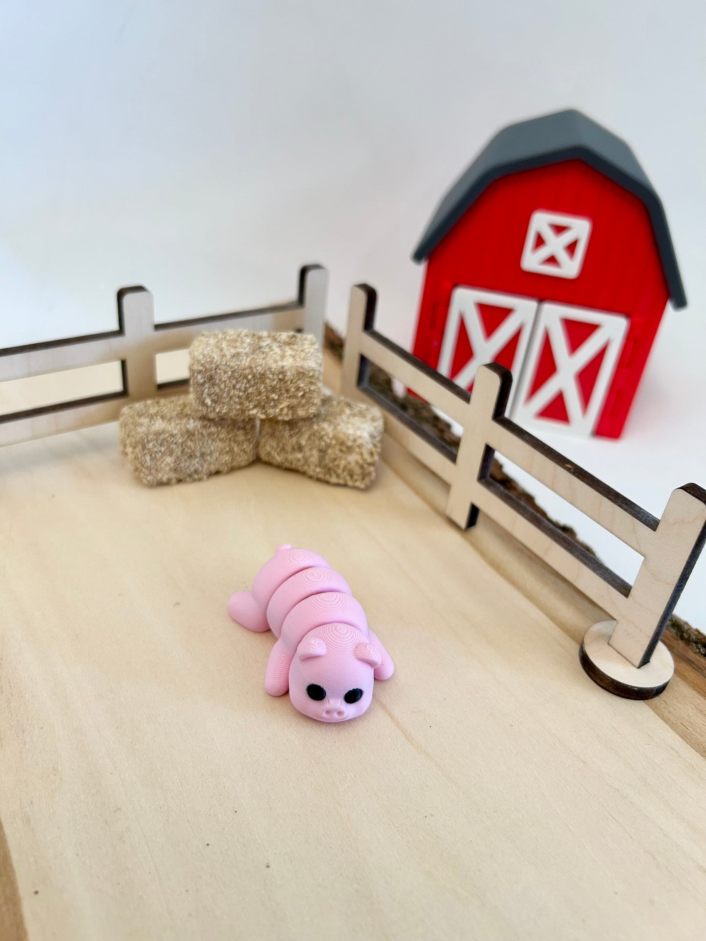 3D Printed Barn and Animals