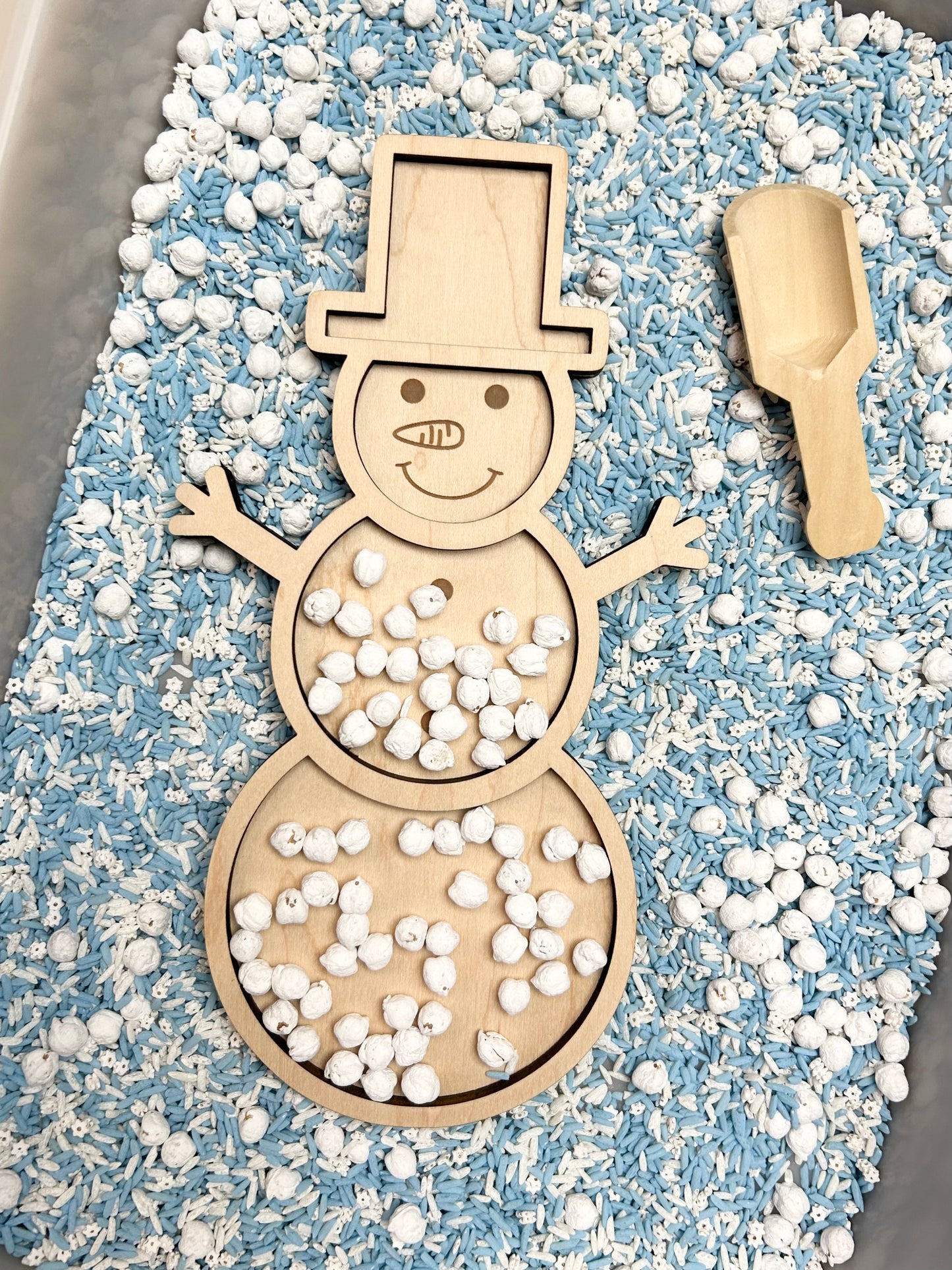 Winter Themed Sensory Trays