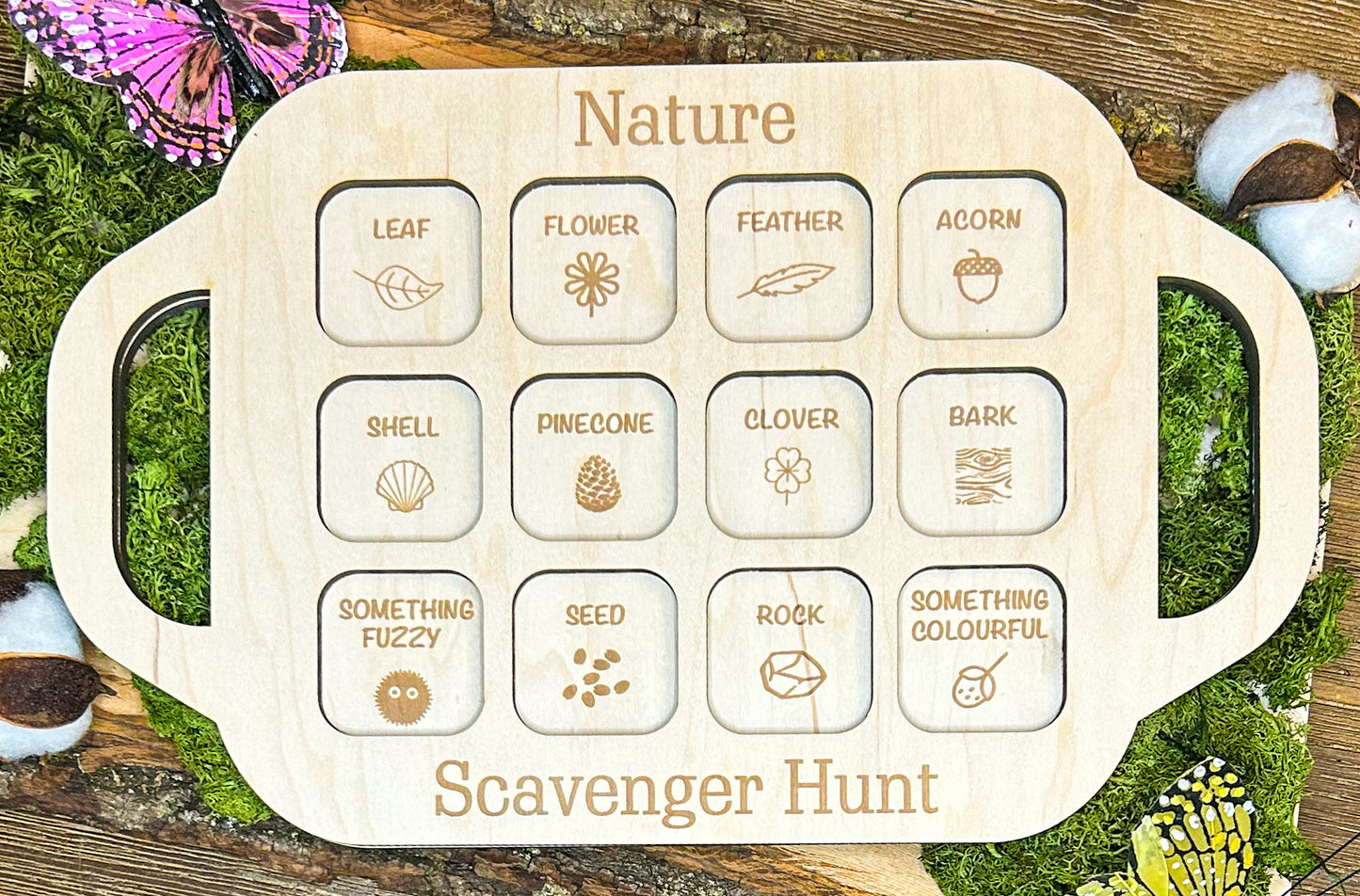 Nature Scavenger Hunt Tray