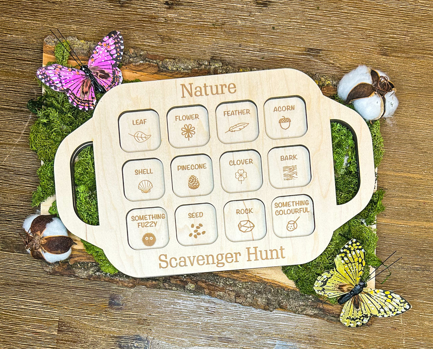 Nature Scavenger Hunt Tray