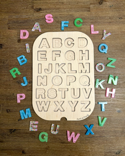 Uppercase Resin Letter Insert