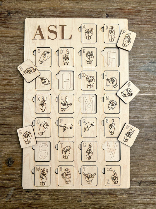 ASL Alphabet Puzzle