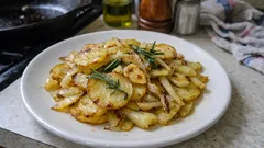 Skillet Fennel and Potatoes with Rosemary—an Easy Italian-Style Side