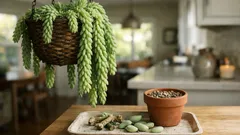 How to propagate burro’s tail indoors with stem and leaf cuttings